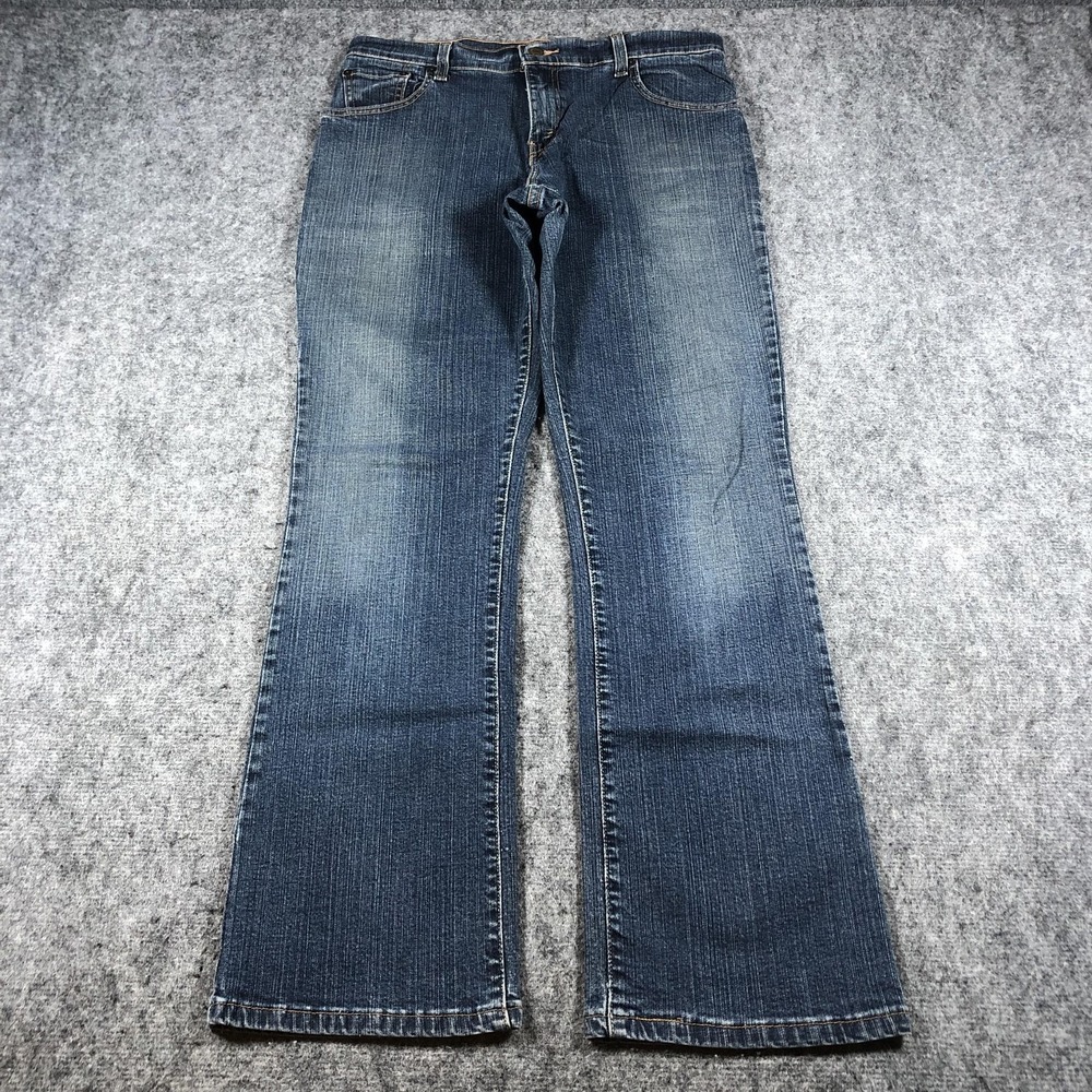 Levis 550 Jeans Womens 10 Blue Relaxed Boot Cut Stretch Denim‎ Mid Rise Classic
